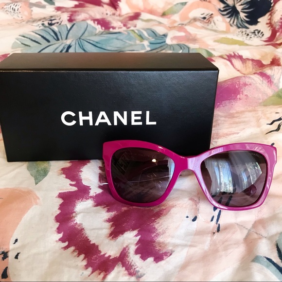 CHANEL Accessories - Brand New Chanel 5313 Fuchsia Sunglasses